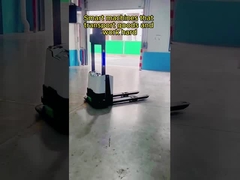 35 मिमी पर कांटा सतह की ऊंचाई 1200-2000 किलोग्राम भार क्षमता के साथ स्वायत्त निर्देशित वाहन