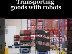 16 एएचएच क्षमता और अधिकतम चलने की गति 1.2 मीटर/एस के साथ एएमआर स्वायत्त मोबाइल रोबोट