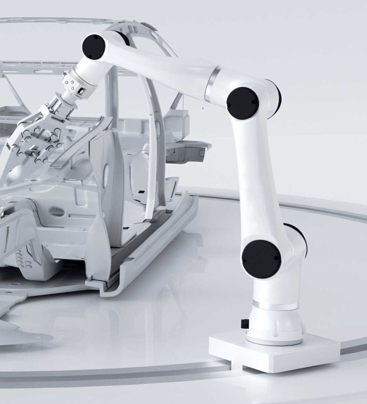 Cobot 6 एक्सिस सहयोगी रोबोट आर्म ऑटोमैटिक पिक एंड प्लेस स्क्रूइंग वेल्डिंग असेंबलिंग