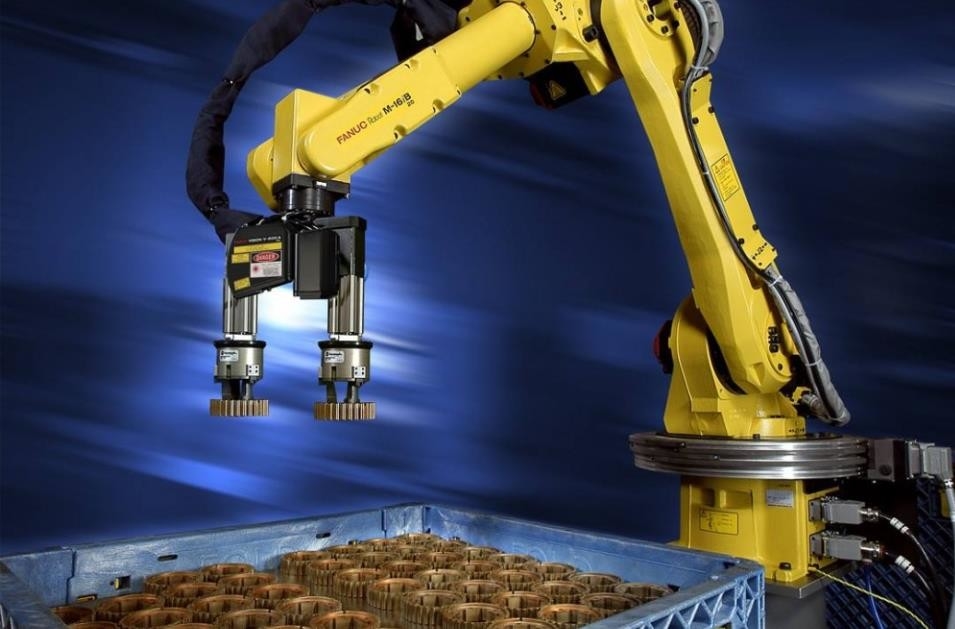 FanucR-1000iA/130F हाई स्पीड रोबोट आर्म 6 Dof लोड 630kg मटीरियल हैंडलिंग स्टैकिंग
