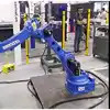 6 Aixs Yaskawa रोबोट आर्म GP180-120 के साथ CNGBS अनुकूलित सुरक्षा बाड़ के रूप में पैलेटिंग रोबोट