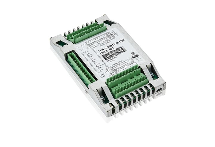 41.3 मिमी शुद्ध चौड़ाई रोबोटिक ऐड-ऑन DSQC 652 I/O इकाई बेहतर प्रदर्शन के लिए